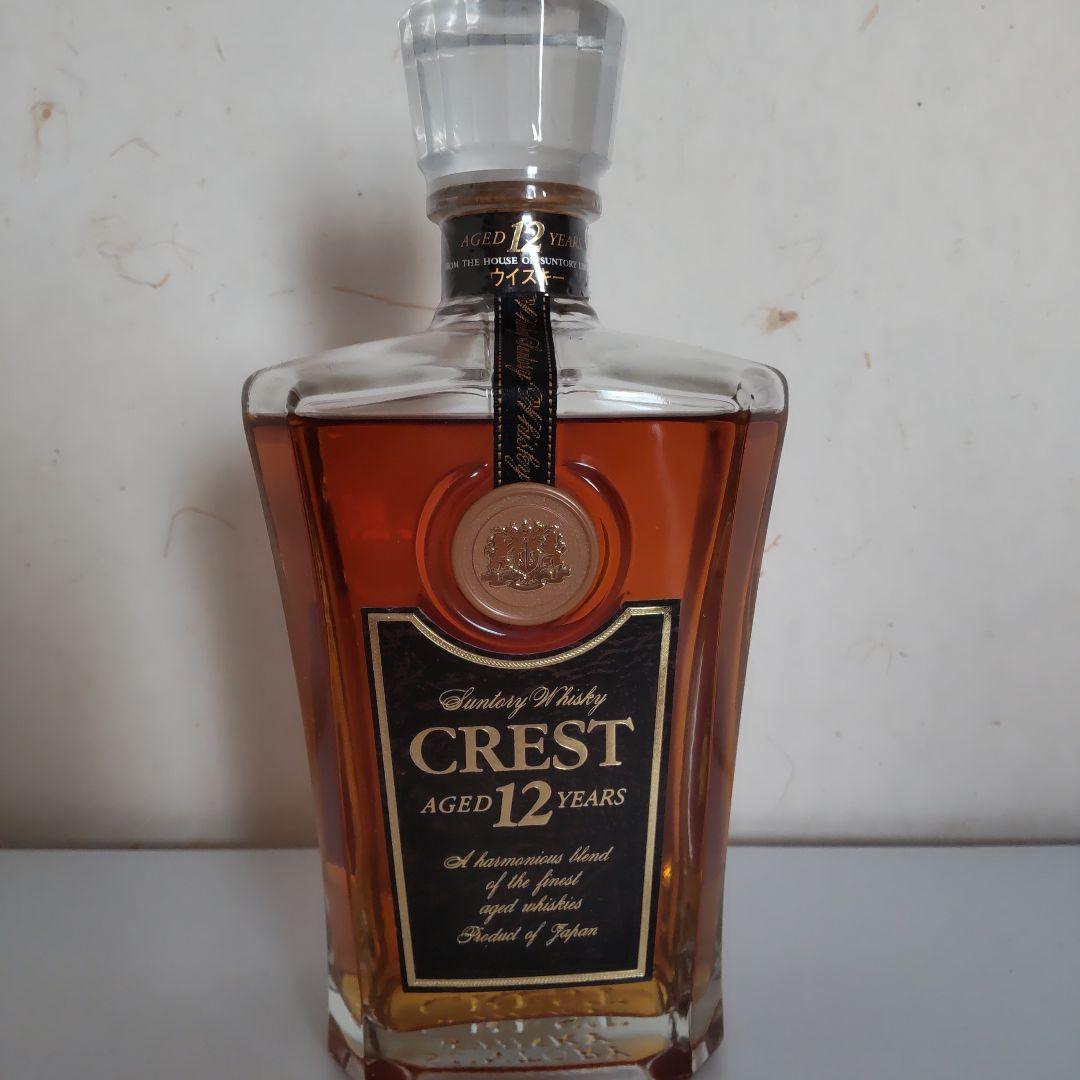 サントリーウイスキー　クレスト　12年　デキャンター