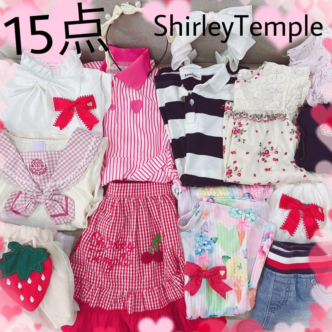 シャーリーテンプル❤️ファミリア❤️ワンピ❤️スカート❤️いちご❤️エニィファム❤️ギンガム