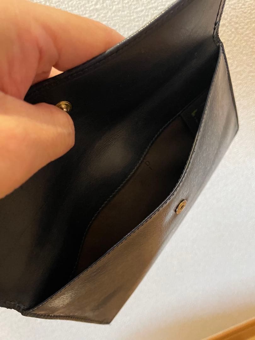 FENDI 二つ折り財布 ネイビー 手帳カバー