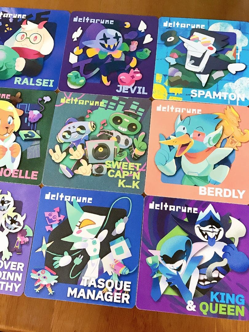 ゲーマー焼き GiGO渋谷 deltarune コースター 12枚セット