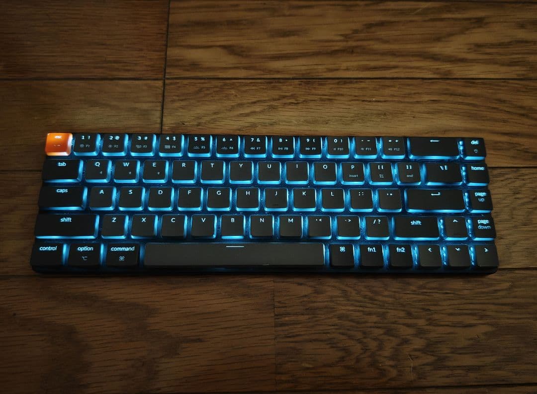 Keychron K7G2 US配列 青軸 白LED ホットスワップ