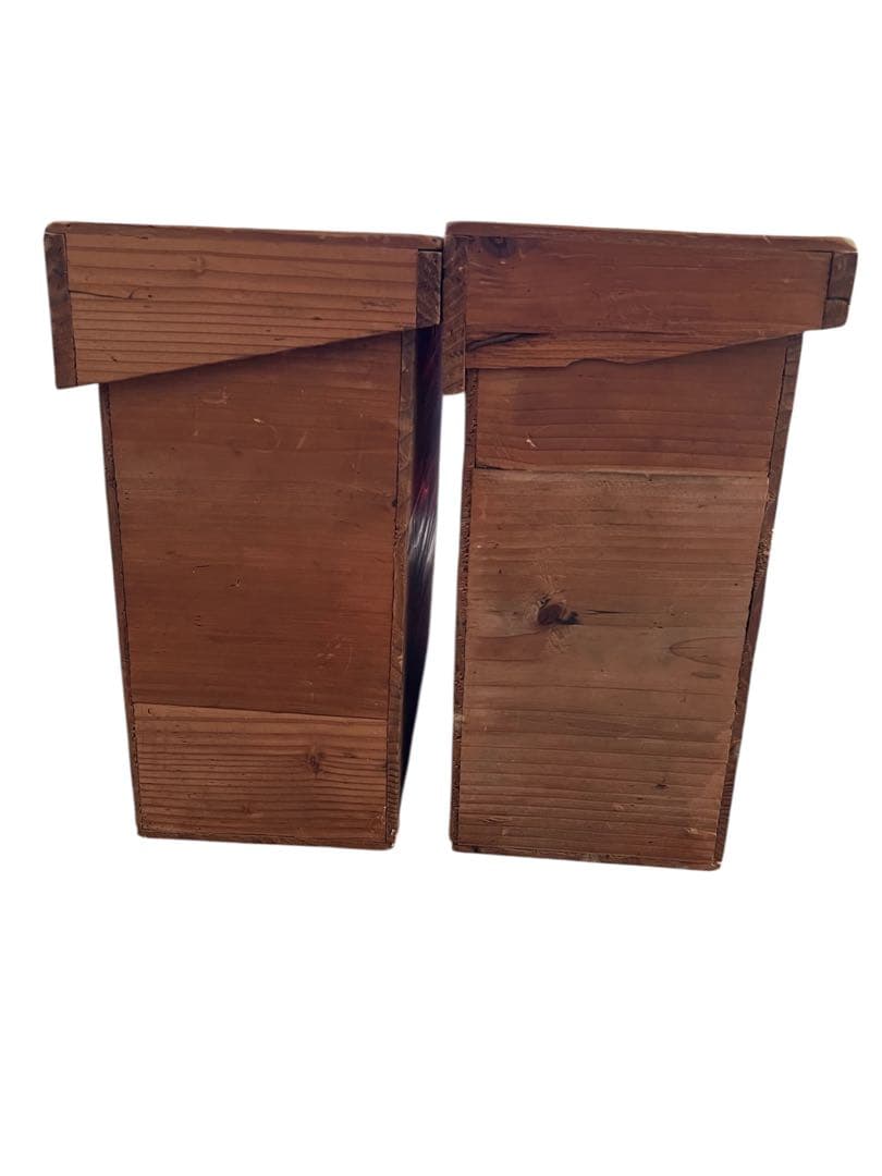 骨董 武家提灯 家紋 古い和紙提灯 大村 二号、大村三号 提灯2個