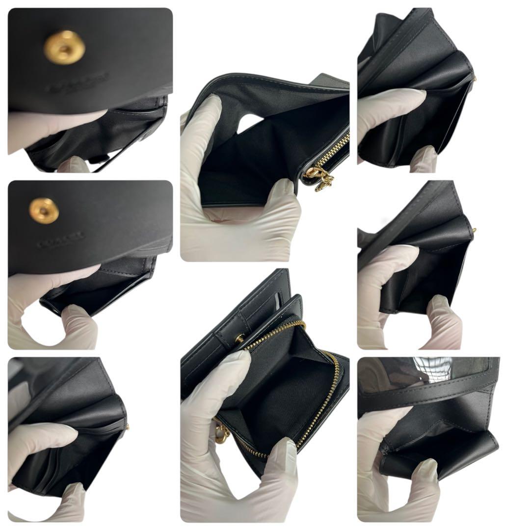 【未使用品】コーチ COACH 二つ折り財布 ブラウン ウォレット 財布　小銭