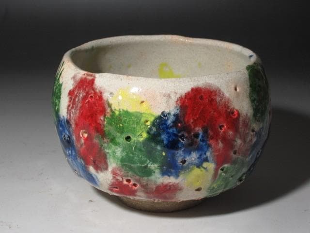 ☆　出口王仁三郎　耀碗茶碗　復古　流石の一品です☆y525