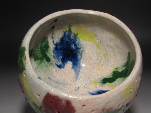 ☆　出口王仁三郎　耀碗茶碗　復古　流石の一品です☆y525