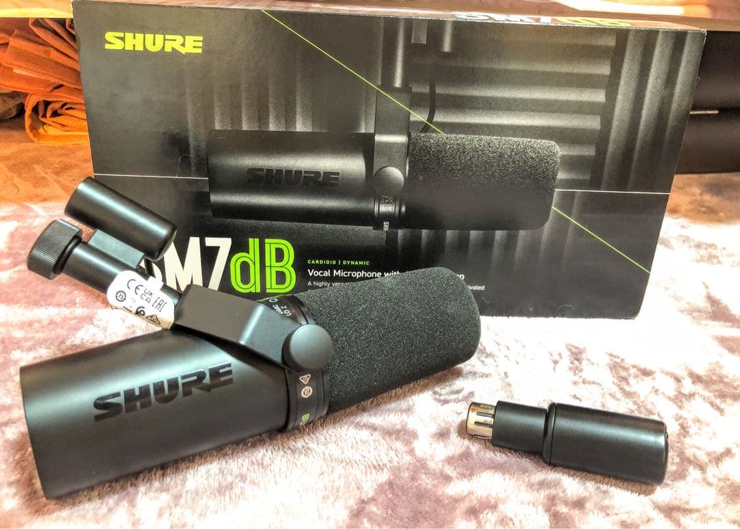 ★SHURE SM7bd＋MVX2U★ほぼ未使用品！