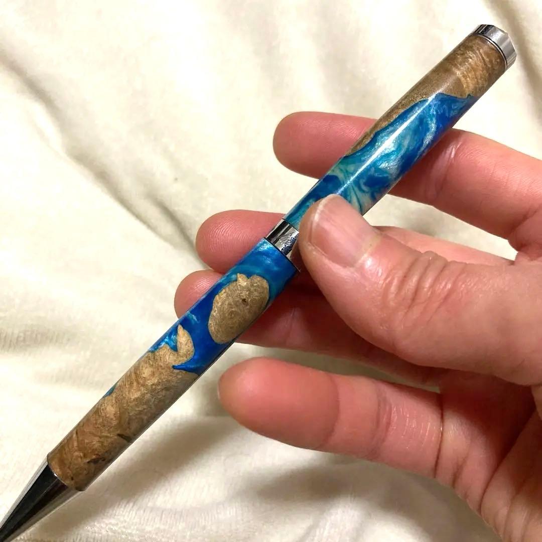 美麗　 地球柄　スライド式　ボールペン　外国製