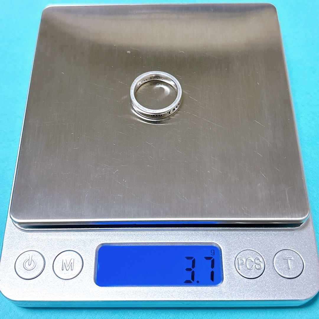 【美品】9号 Tiffany ティファニー 1837 ナローリング SV925