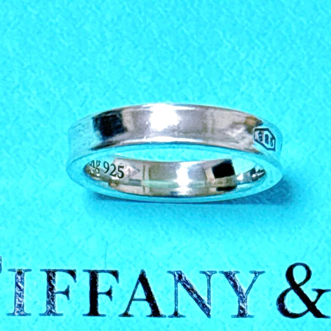 【美品】9号 Tiffany ティファニー 1837 ナローリング SV925