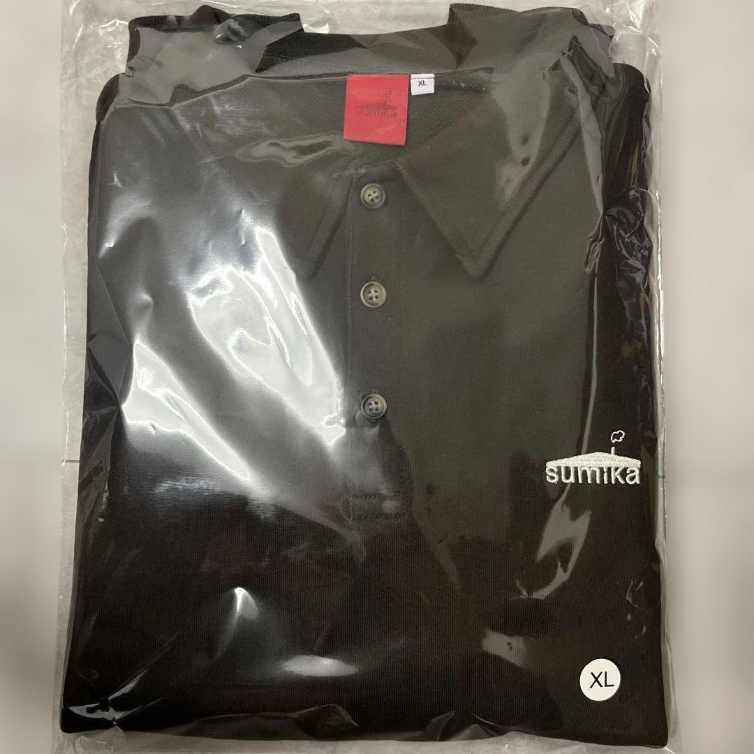 sumika ブラック ポロシャツ XL