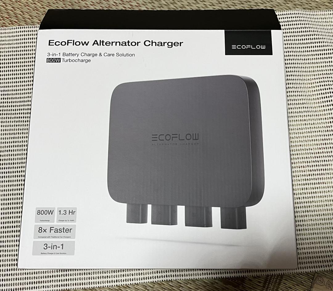 EcoFlow 800w オルタネーターチャージャー（XT60ケーブル）