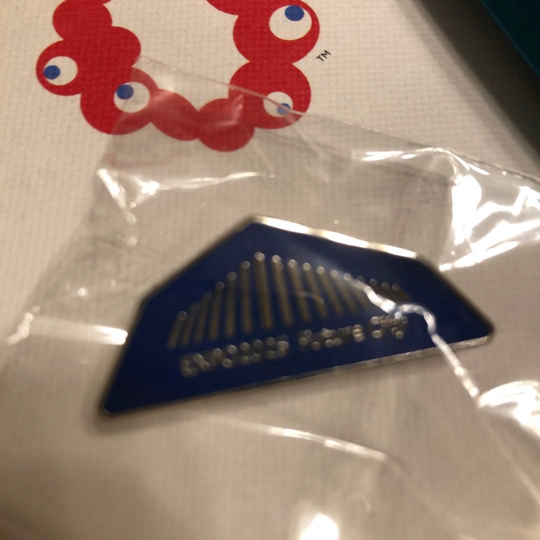 大阪関西万博 未来の都市パビリオン 非売品ピンバッジとキャンディ、ショッパー