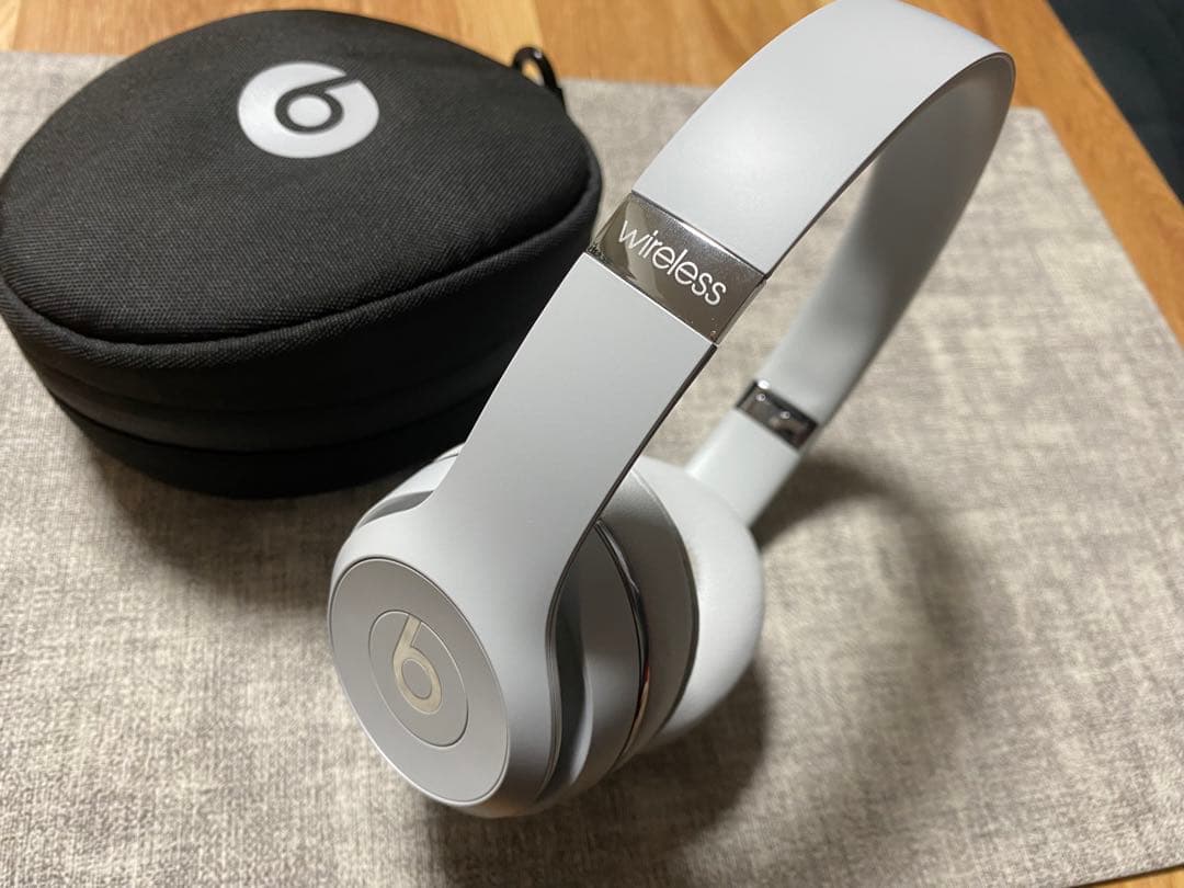 beats Solo³ satinsilver 新品パッド