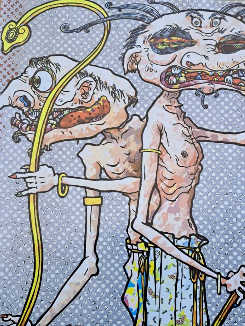 村上隆　魂の譲渡　ポスター　アート　人気画家　(草間彌生　奈良美智)