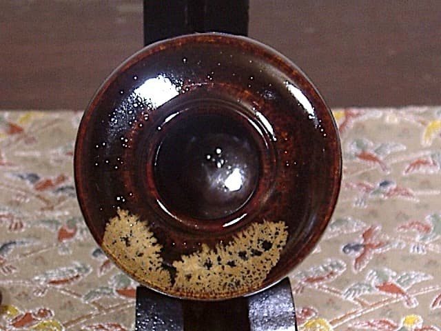 京焼・清水焼　橋本永豊 作「さが」茶入　２点　無傷　仕覆　箱保護　保証。