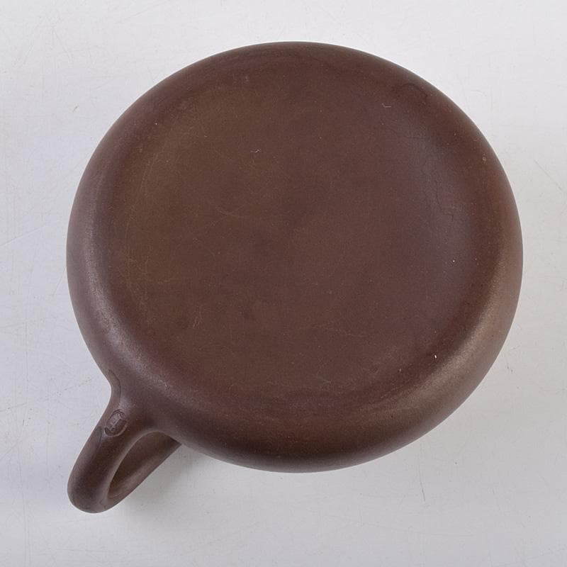 中国　寅春銘　紫砂　朱泥　漢詩刻　急須　茶壷　M　R8982