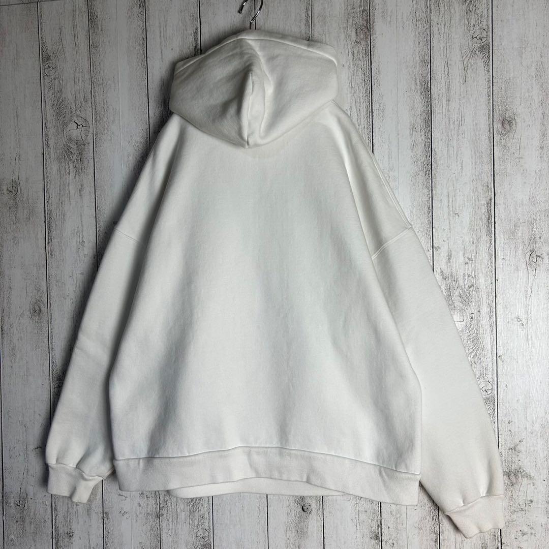 6055【人気デザイン】バレンシアガ‪☆ペンキロゴ入りパーカー 22SS ピンク