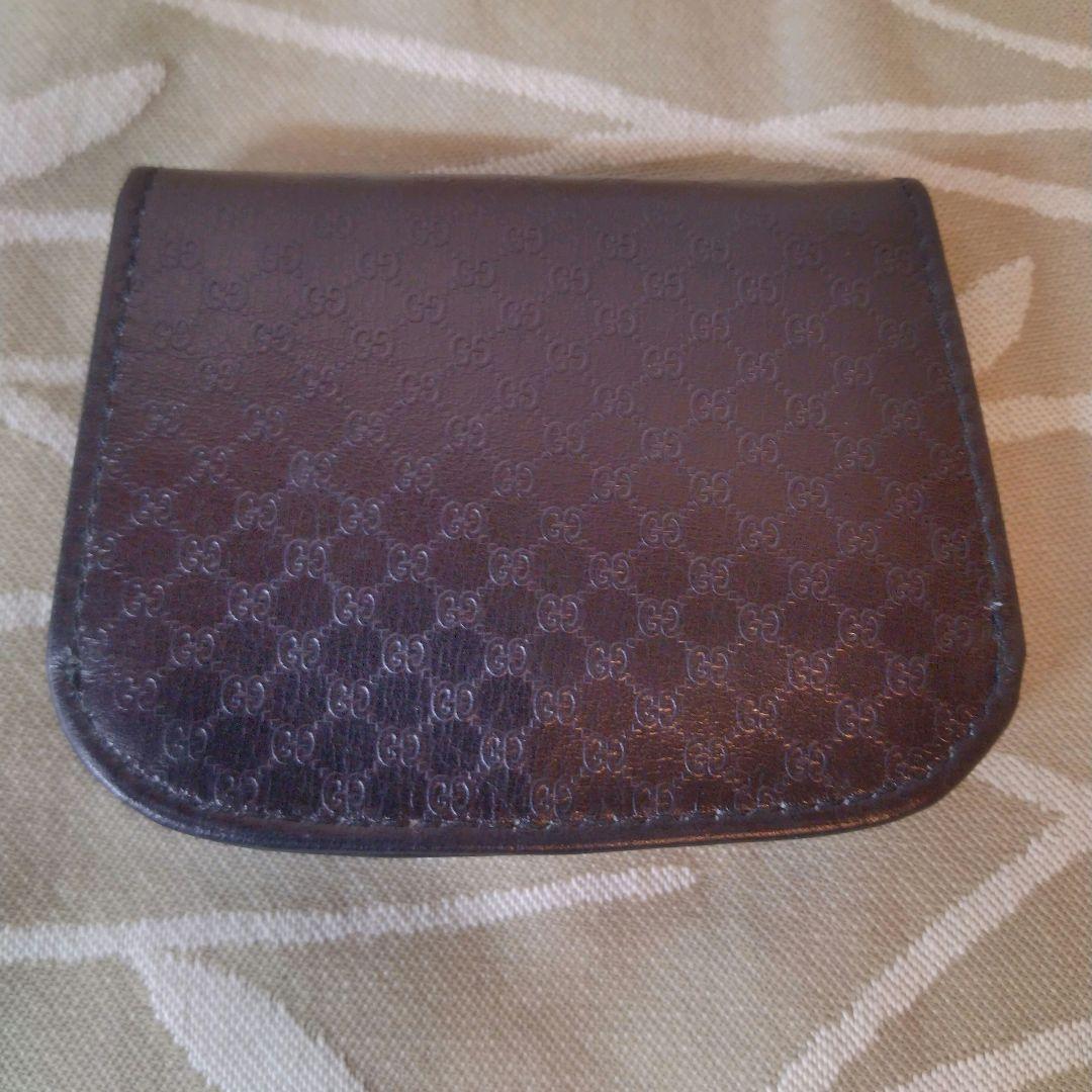 未使用 GUCCI ブラック ケース 小銭入れ GG柄