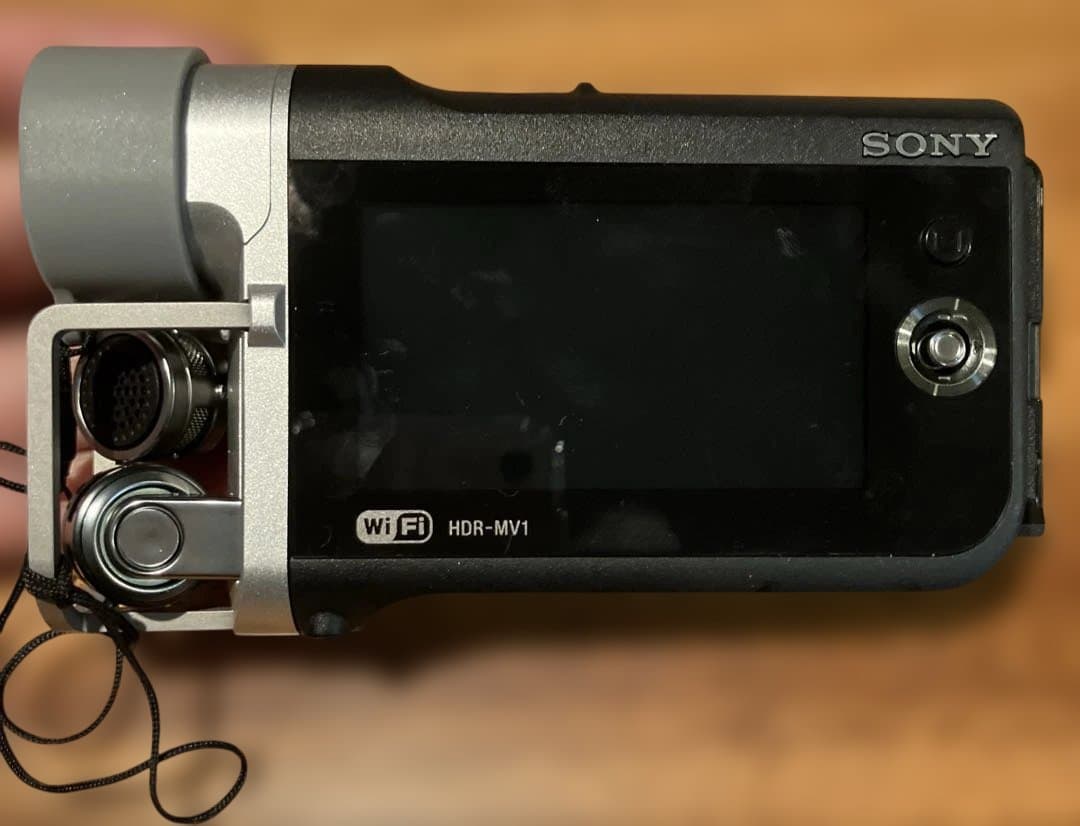 SONY HDR-MV1 ハンディカム ビデオカメラ 本体＋純正充電器付 動作品