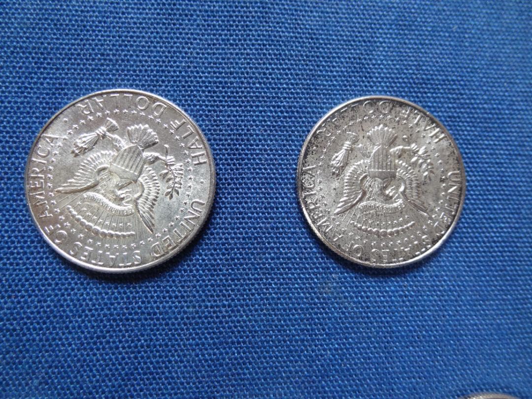 1964年ケネディハーフダラー銀貨 7枚 セットアメリカ 外国