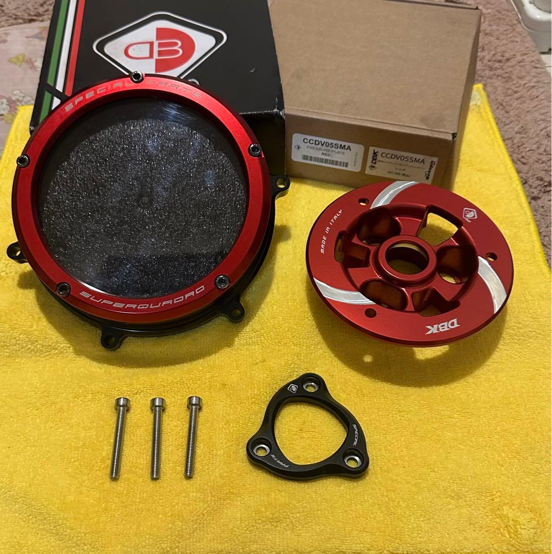 1199パニガーレ/S/R 用　ドゥカバイク製スケルトン/ビレットクラッチカバー