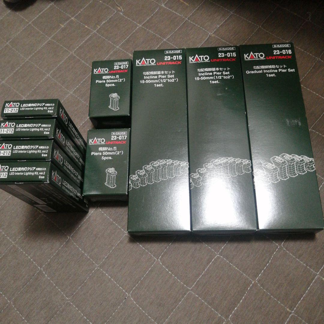 KATO　勾配橋脚　LED室内灯まとめ売りセット未使用