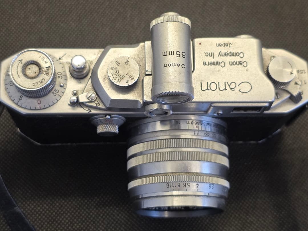 希少アンティークCanon カメラ レンズ4本　ファインダー2個付き