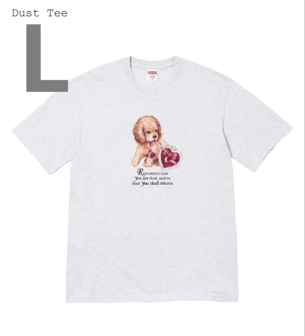 【Supreme】Dust Tee L Ash Grey