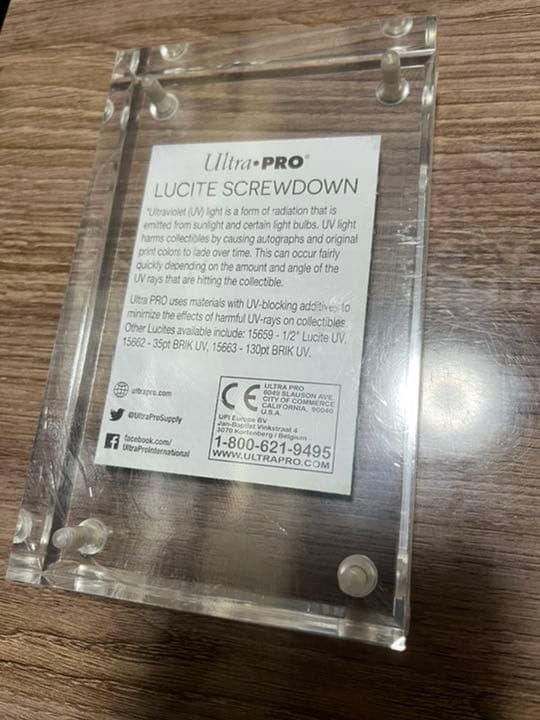 ルサイト UVカット スクリューダウン 1インチ ウルトラプロ 10セット