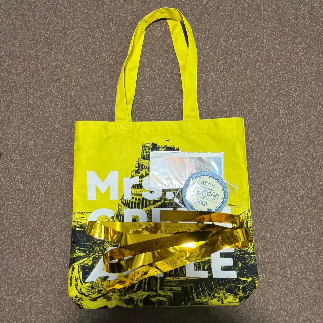 ミセス バベルの塔 RingoJamシート特典 トートバッグ バッジ 12/15