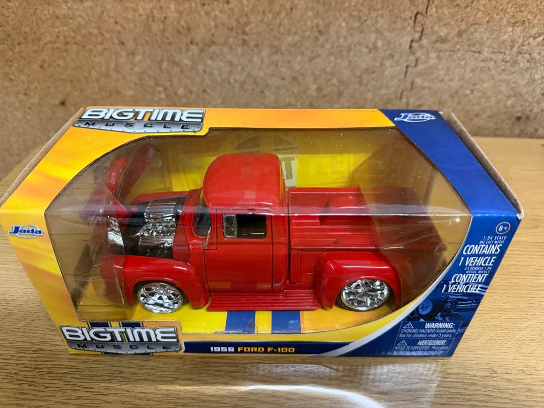 【廃番】1956 Ford F-100 レッド　Jada 1/24