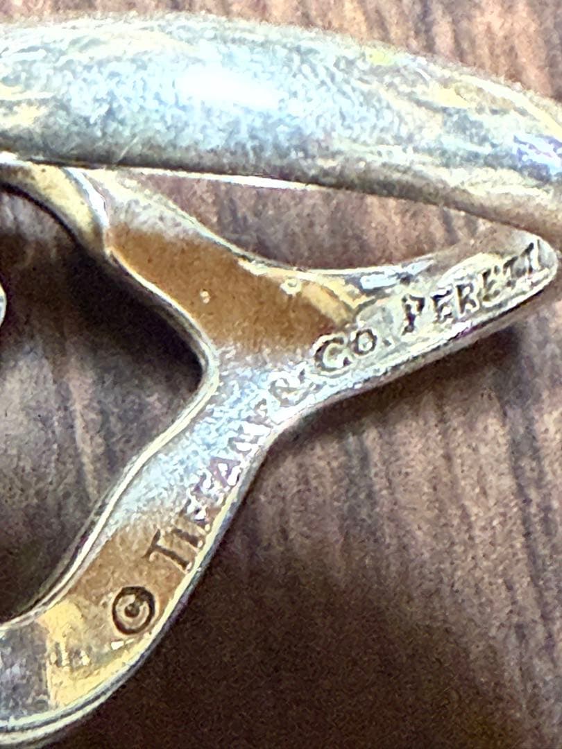 old Tiffany オープンハートリング
