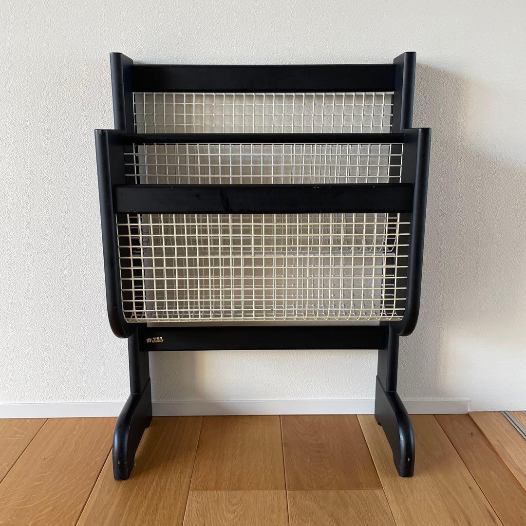 80-90s カリモク マガジンラック レトロモダン ミッドセンチュリー