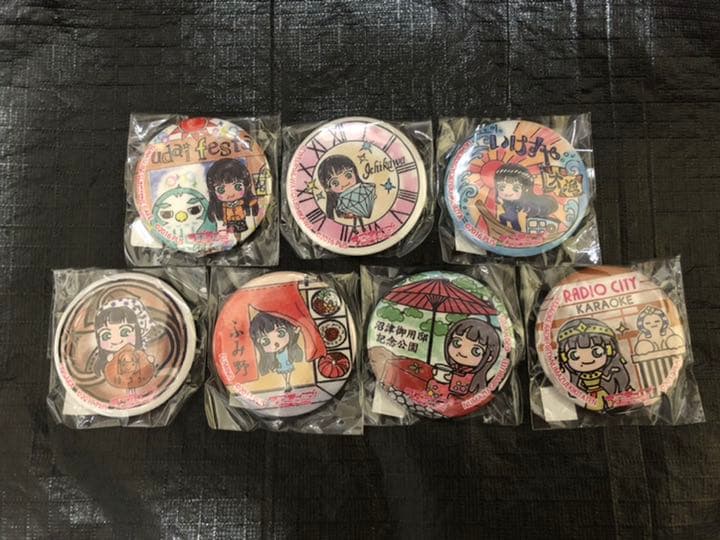 ラブライブ サンシャイン まちあるき 缶バッジ 黒澤 ダイヤ