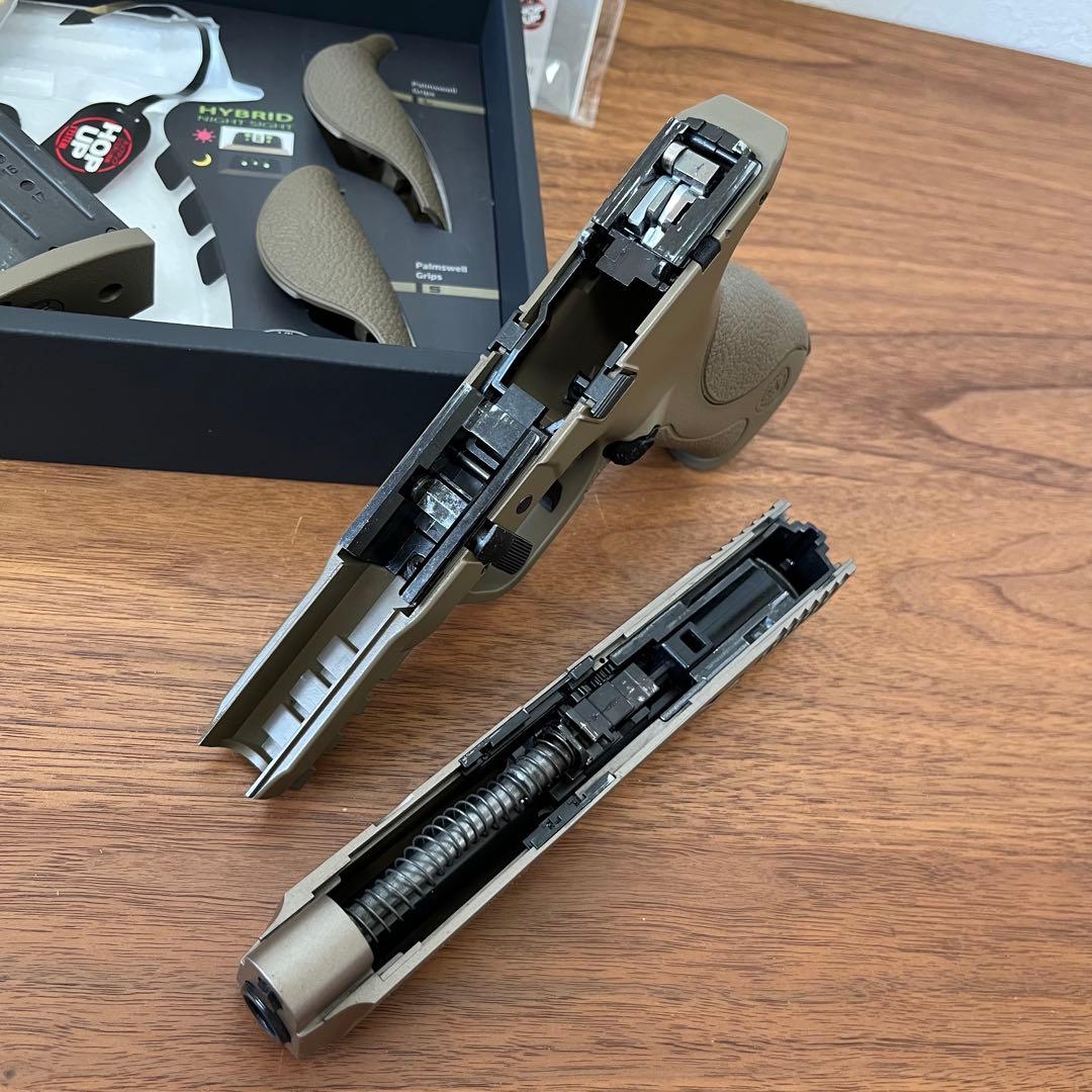 美品 M&P9 V CUSTOM カスタムトリガー インナーバレル 東京マルイ