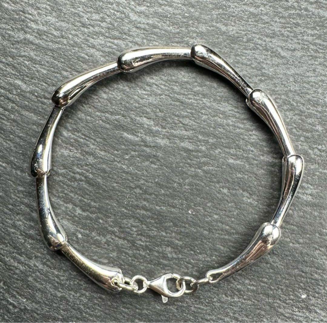 シルバー925 ブレスレットSilver ティアドロップブレスレット