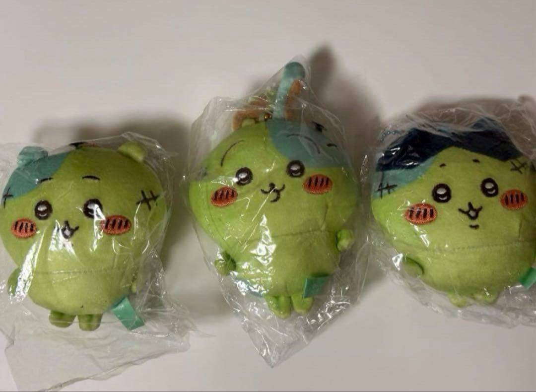 ちいかわ　仮装たのしい～！ゾンビなちいかわハチワレうさぎ3個