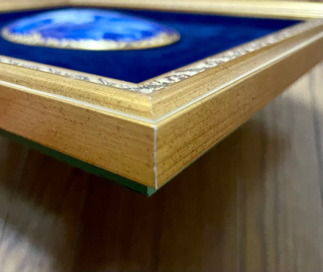 大倉陶園 陶額バレリーナ 白鳥 額装 美品 （S.H.サイン入り） 正規品