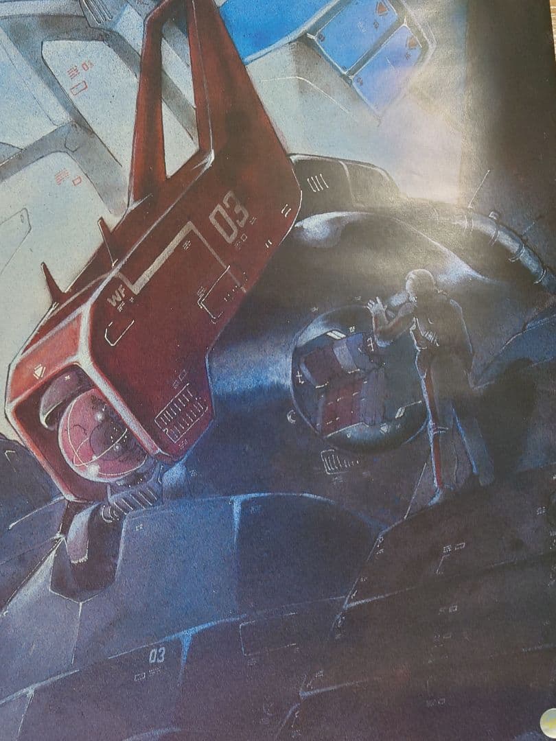 希少品！ 【機動戦士Zガンダム】ポスター　近藤和久 画