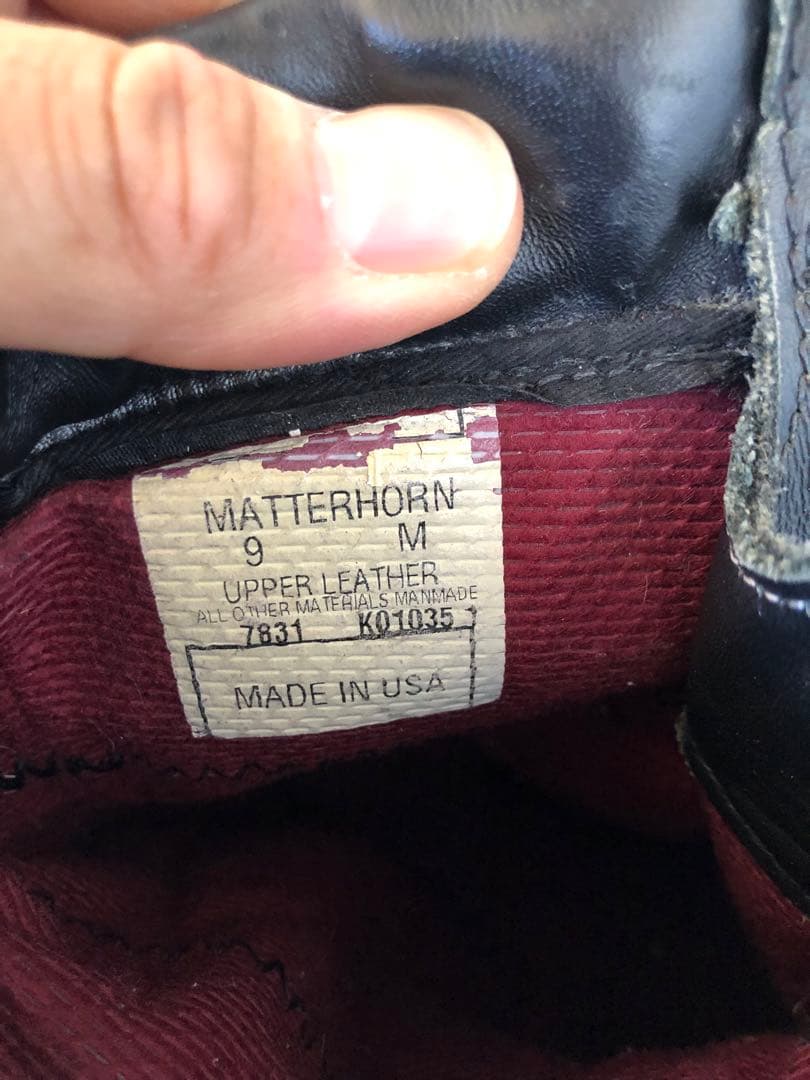 bellevilleベルビルゴアテックGORE-TEX 黒 レザー ハイカット