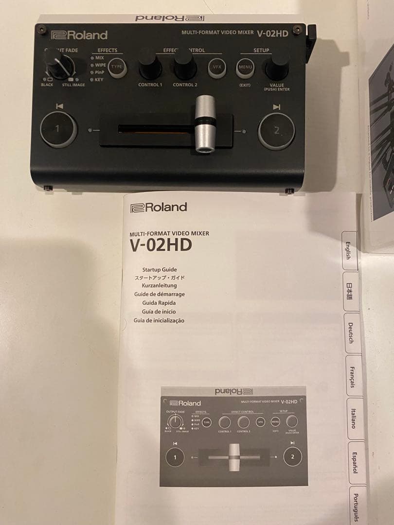 美品！Roland V-02HD マルチフォーマットビデオミキサー