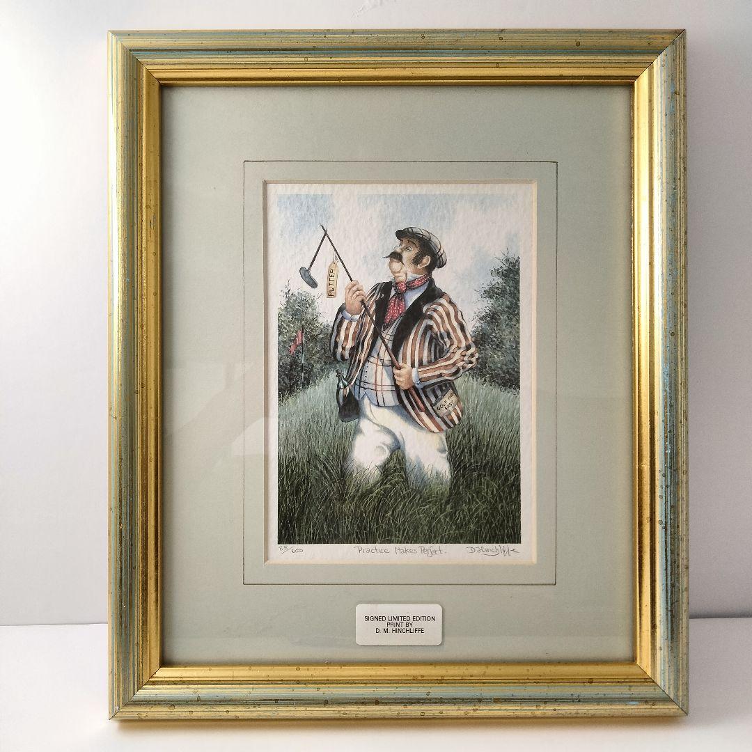 F203 D.M.HINCHLIFFE ヒンチリフ リトグラフ 600部限定 額