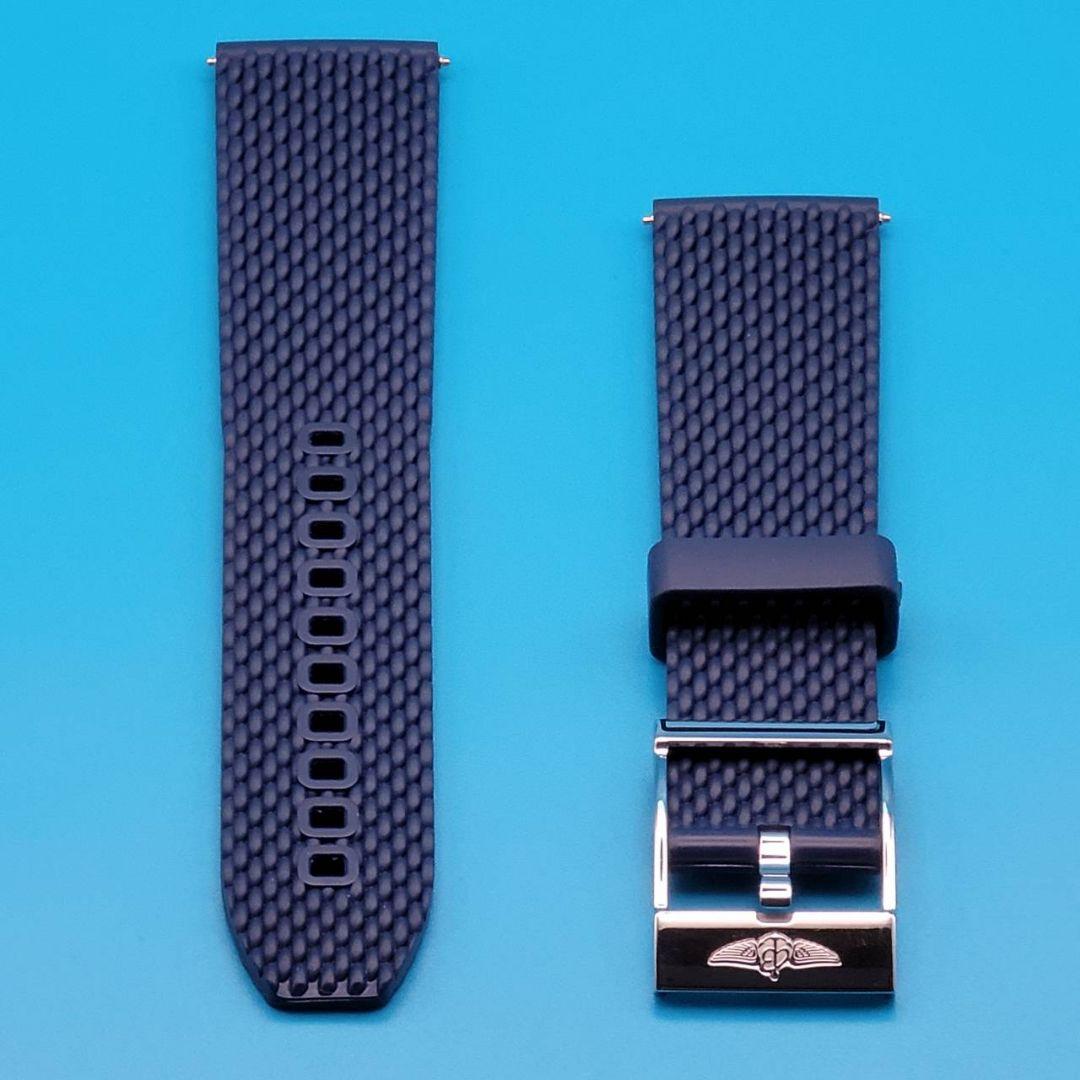 BREITLING用品⑨【中古】純正 ラバーベルト 取付幅22㎜ 尾錠幅20㎜