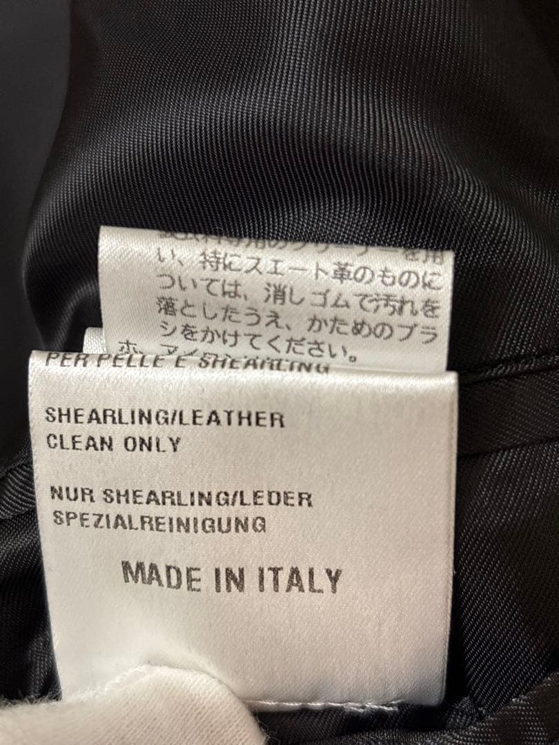 定価15万【CALIBRO 12 】バーニーズ別注 ラムレザー ライダース 美品