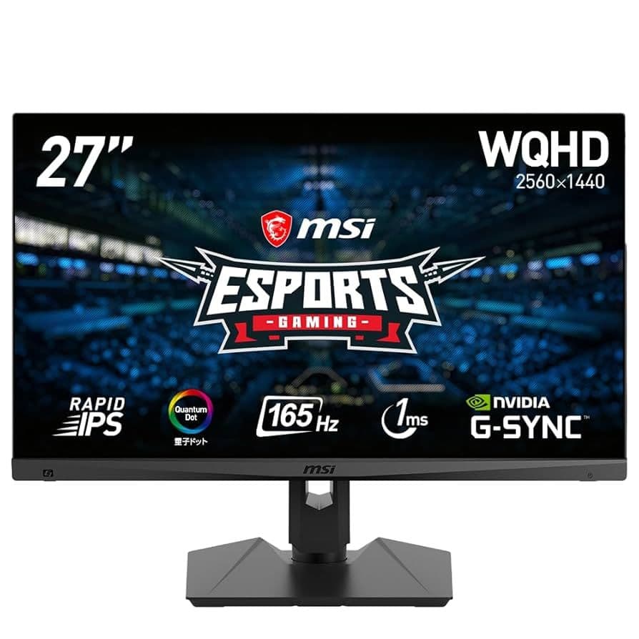 MSI Optix MAG274QRF-QD ゲーミングモニター 27インチ
