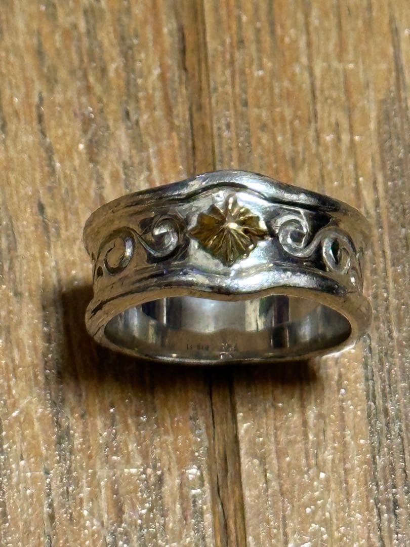 SAAD シルバー925 K18 リング