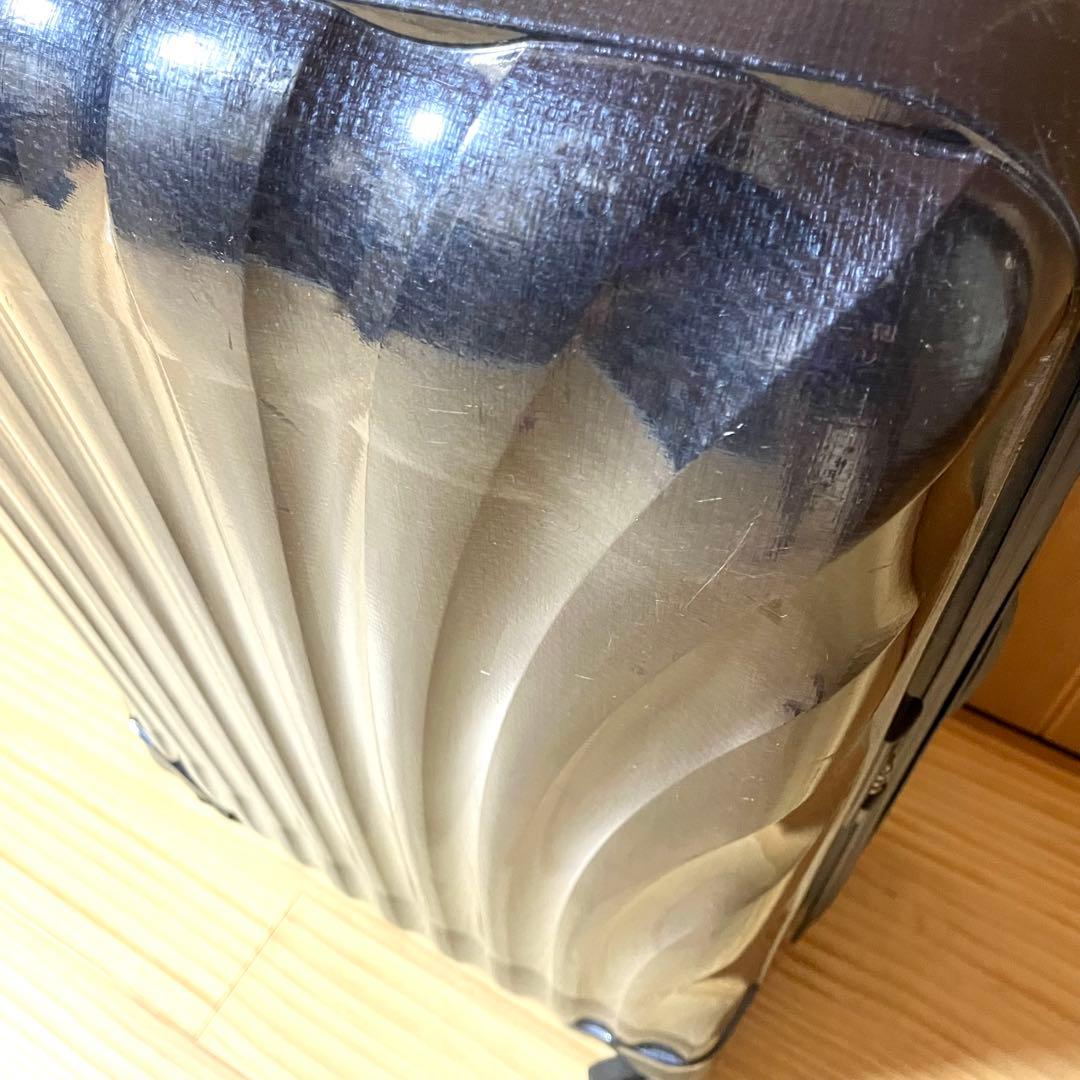 【美品】サムソナイト コスモライト 94L キャリーケース 超軽量 4輪 ブルー