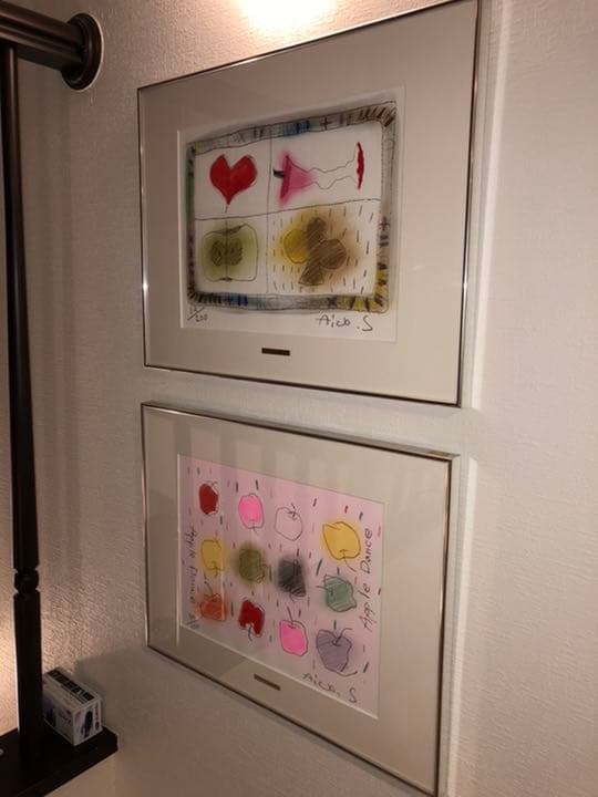 リトグラフ　アップル.ダンス　さ杉田明維子