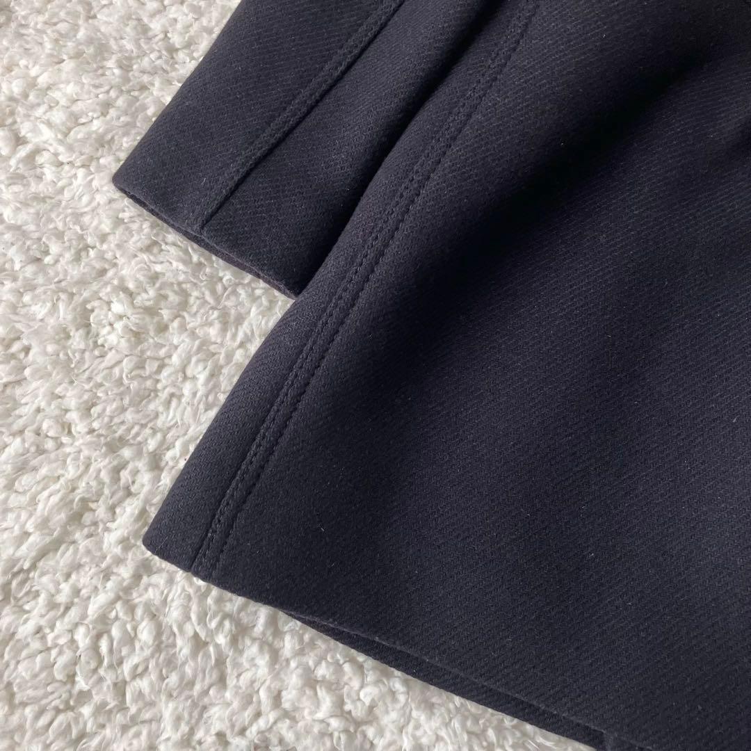 【美品】バーバリー チルドレン　カシミヤ&羊毛混 Pコート　ノバチェック　110