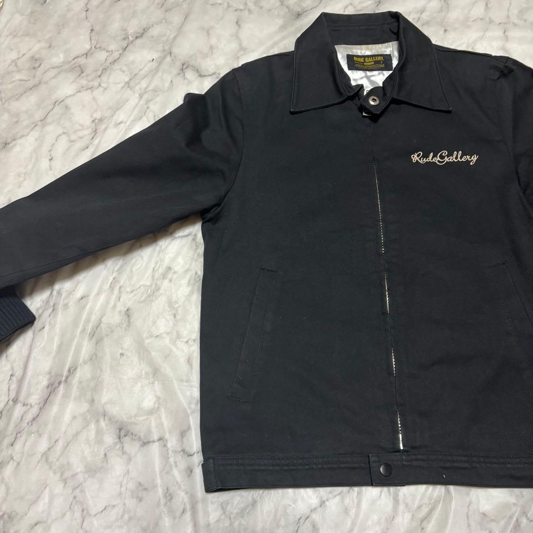 RUDE GALLERY ドリズラージャケット ワークジャケット 刺繍 ダック地